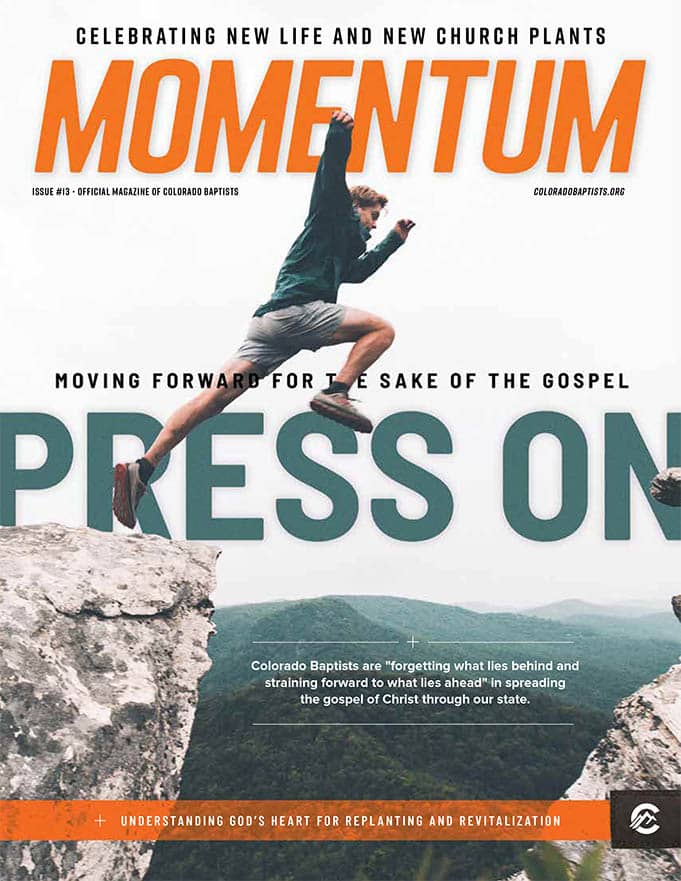 Momentum magazine, colorado baptist magazine, lightner creative, graphic design, baptist magazine layout, colorado baptist graphic design, colorado baptist general convention